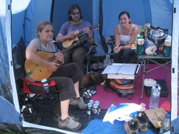 Festival campers