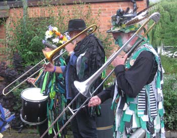 the brass section