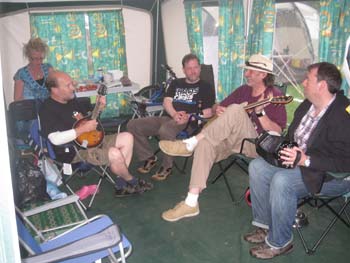 festival goers