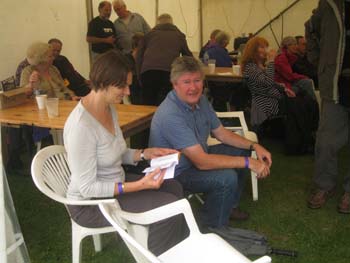 festival goers