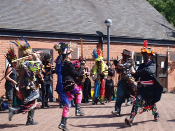 morris dancing in the courtyard 09