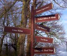 Moira sign post